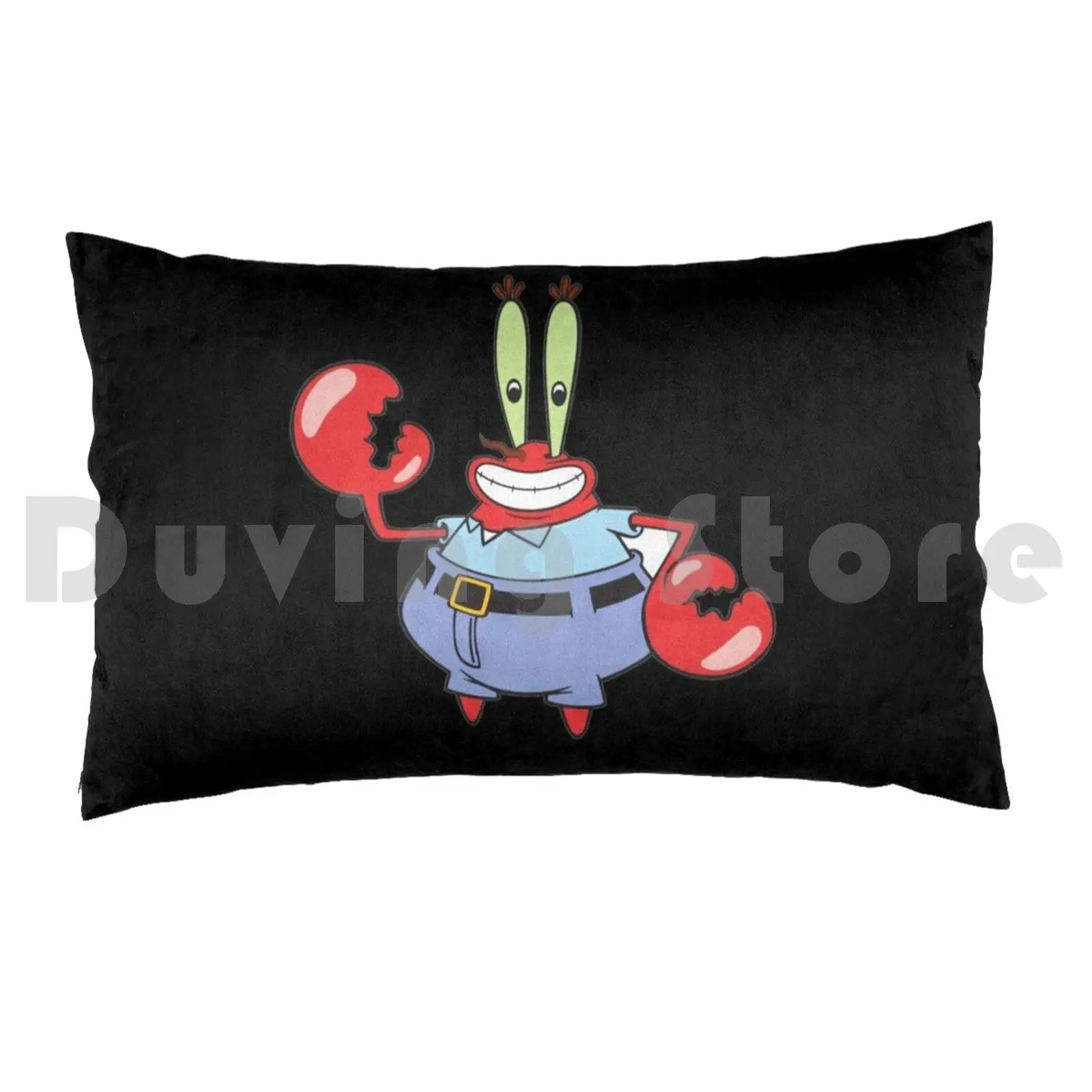 Mr.krabs Pillow Case DIY 50*70 Mr Krabs Star Funny Plankton Squidward Sandy Cartoon Krusty Krab