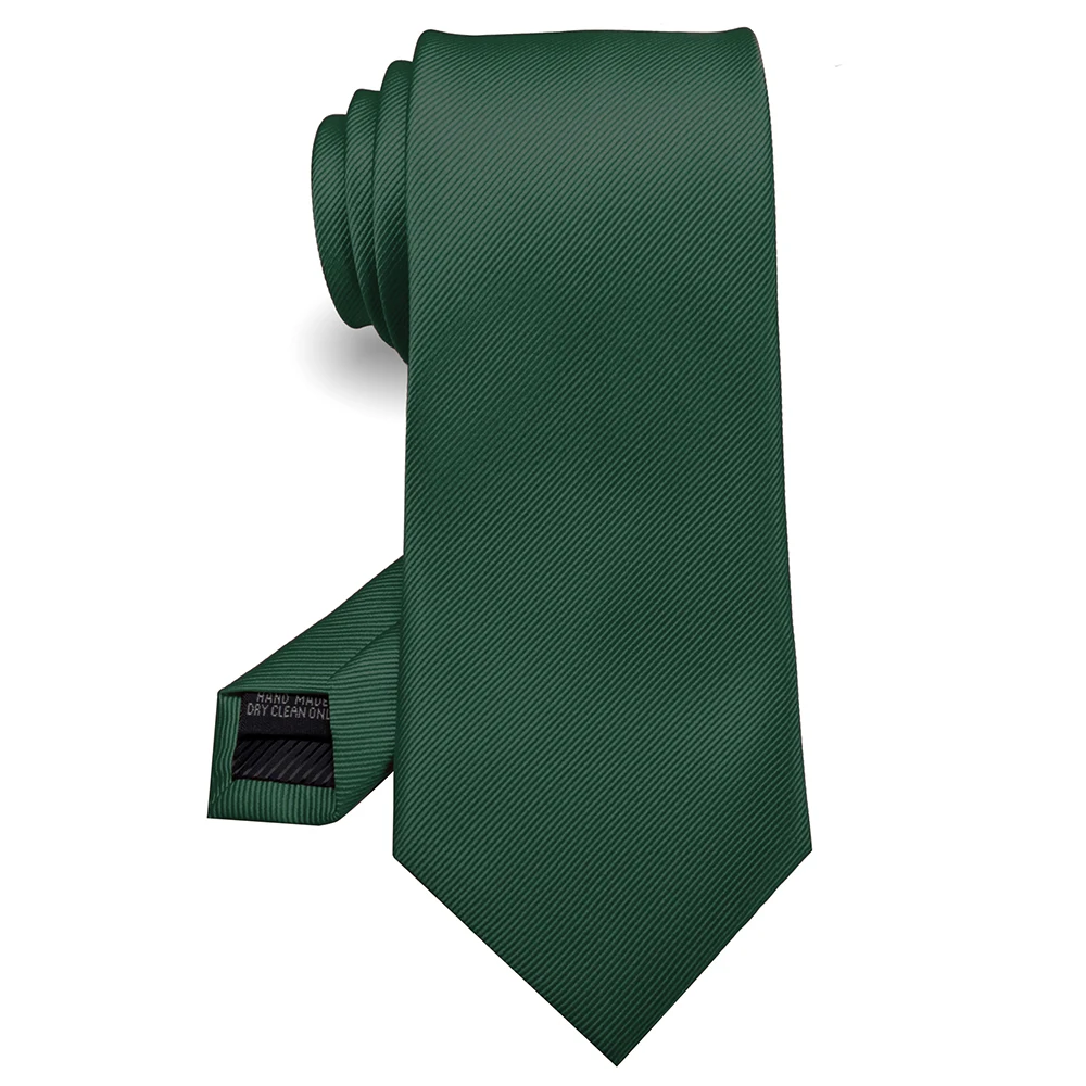 KAMBER Herrenkrawatte Einfarbig 8cm Seiden-Jacquard-Krawatte Grün Rot Krawatten für Männer Formelle Business-Hochzeits-Accessoires Dropshipping – Detail 14