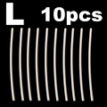 10 piezas blancas talla L