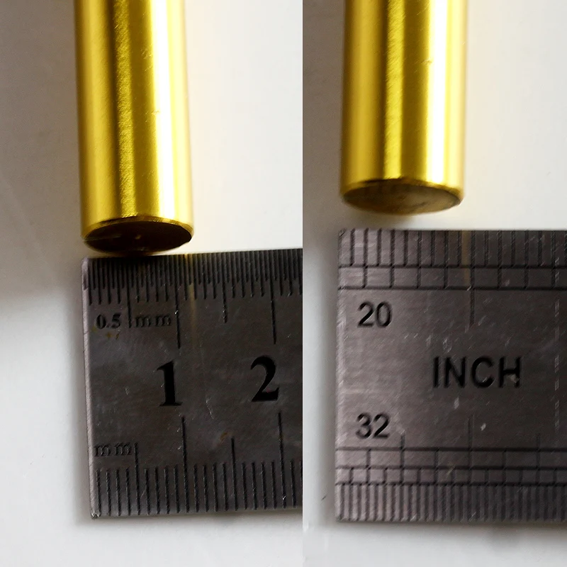 35g 32cm Gold Color Cylinder Shape Metal Pendulum Length Clock Accessory DIY Clock Kits
