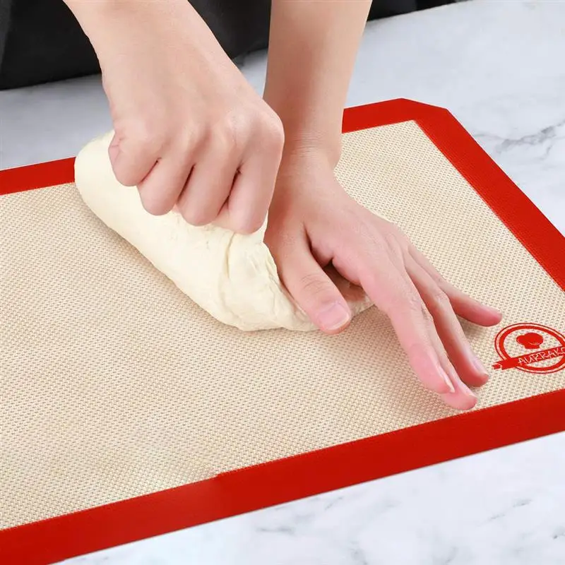 

5PCS Baking Mat Silicone Non-Stick Surface Rolling Dough Mat with Scale Kitchen tCooking Pastry Sheet Oven Liner Bakeware