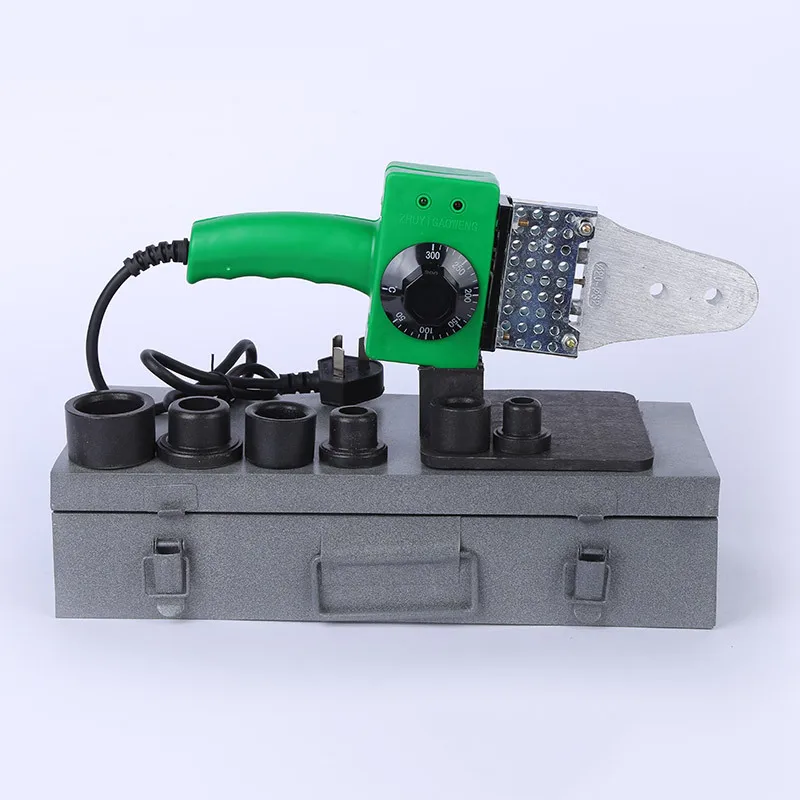 220V 1000W เครื่องเชื่อมพลาสติกน้ําท่อเครื่องเชื่อมพลาสติกช่างประปาเครื่องมือสําหรับความร้อน PPR ก้นเชื่อมร้อนขาย