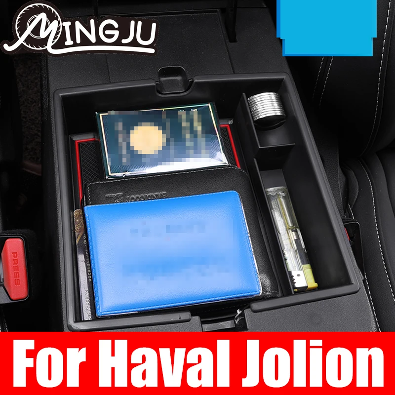 For Haval Jolion 2021 Car ABS Armrest Box Storage Box Central Storage Compartment Compartment Storage Box Car Accessories