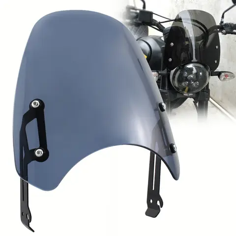 Smoke Windscreen Windshield Fly Screen Shield Wind Deflector For DUCATI Scrambler 400/803 2015-2020 Windshield Motorcycle Part