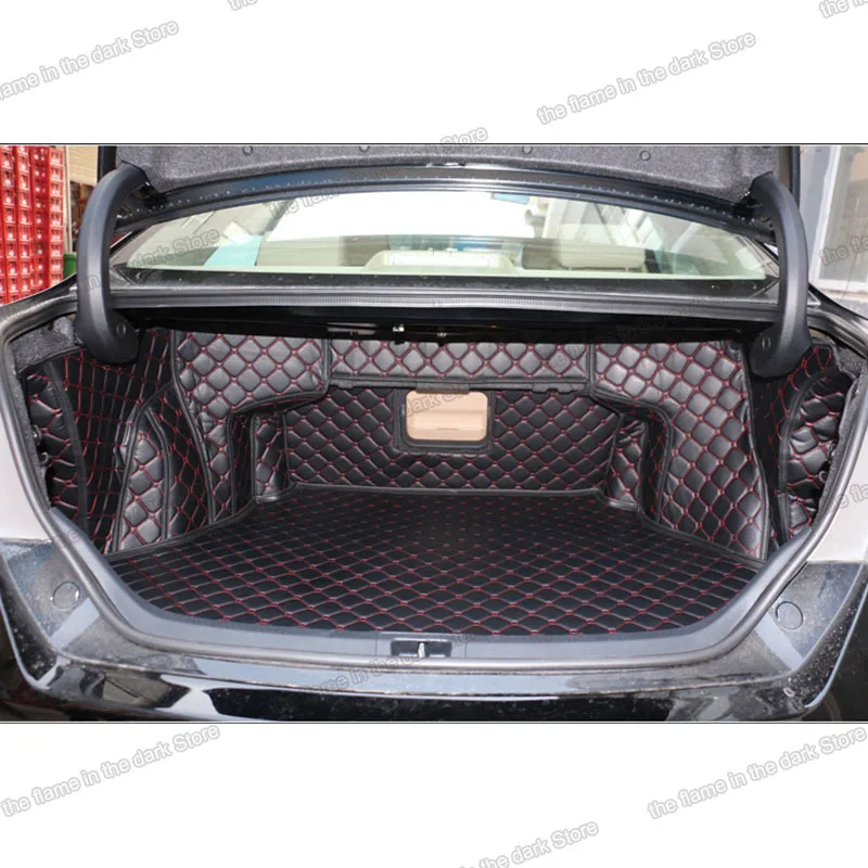 for toyota camry xv40 leather car trunk mat cargo liner 2012 2011 2010 2009 2008 2007 40 boot accessory interior rear auto