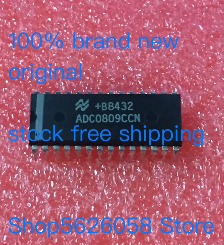 

2PCS/LOT ADC0809CCN DIP 100% new original freeshipping