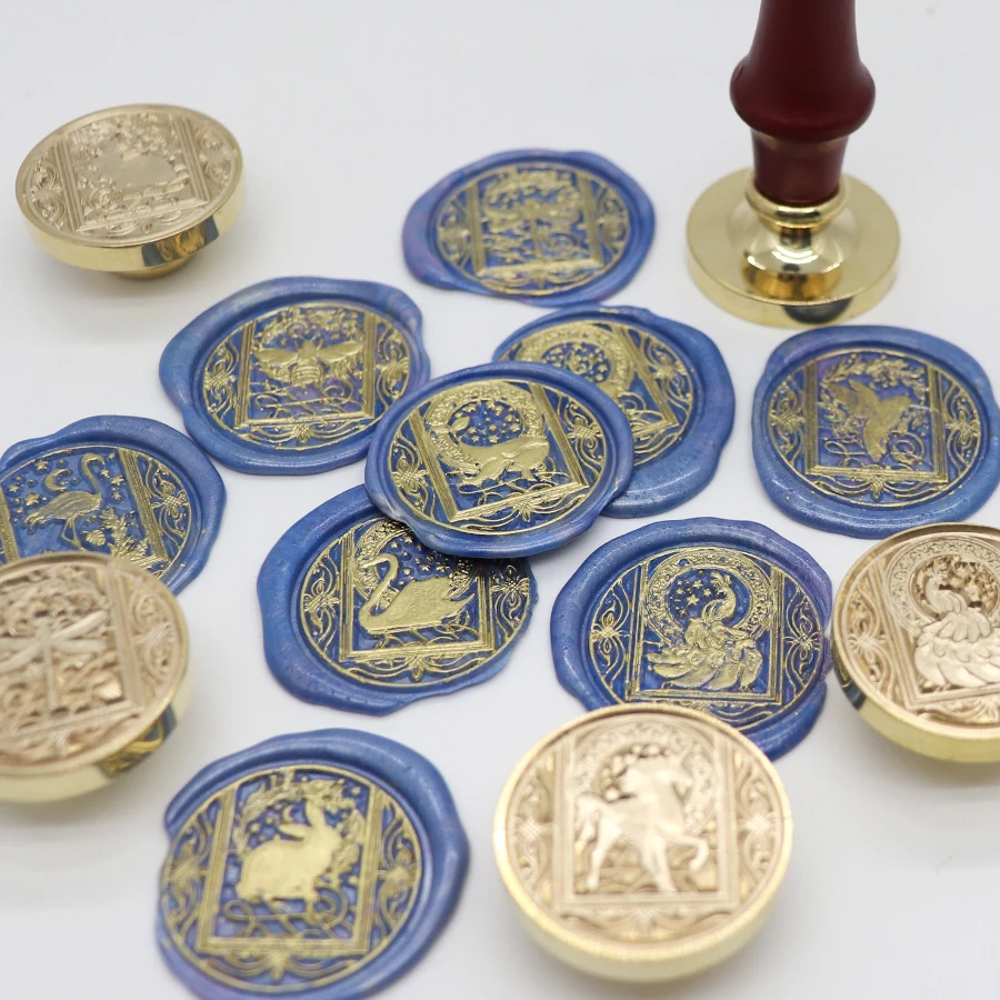 Sky Animal Wax Seal Stamp Vintage Sealing Stamp Head For Scrapbooking Cards Envelopes Wedding Invitations Gift Packaging