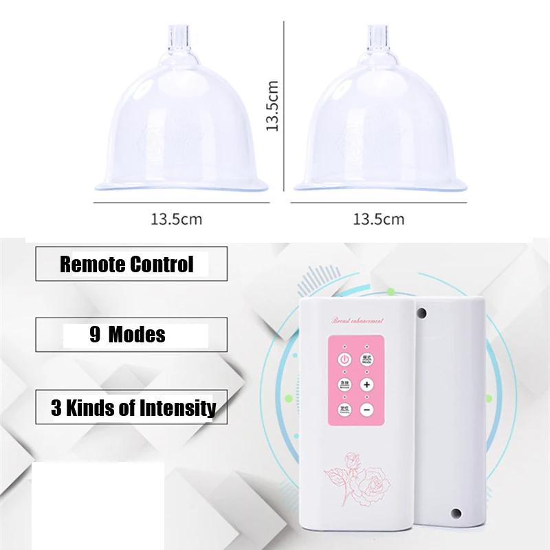 Electric Breast Enlargement Device Vacuum Pump Cup Breast Enhancing Big bust Cupping Machine Nipple Enlarge Beauty shaping tool