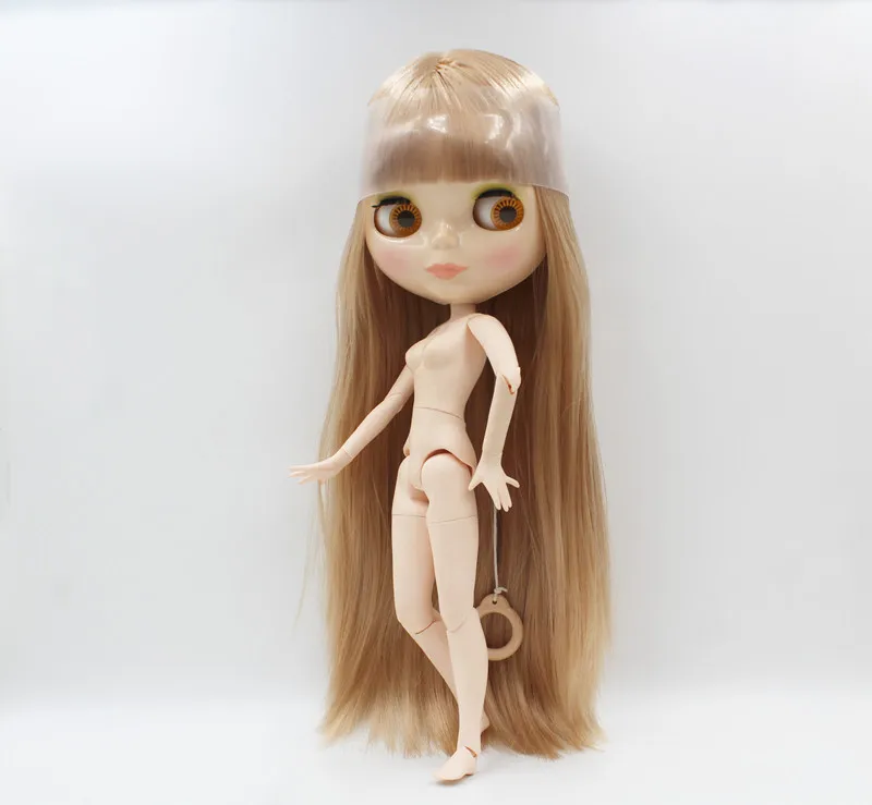 Poupée blythe nue avec de beaux cheveux, 4 couleurs, jouet mignon, bricolage, cadeau d'anniversaire pour fille, livraison gratuite, grosse réduction, RBL-855J