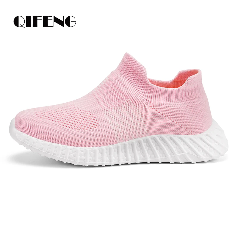 2023 Boys Girls Casual Shoes Light Mesh Sneakers Kids Summer Children Fashion Tenis Sport Cartoon Female Running Sock Footwear