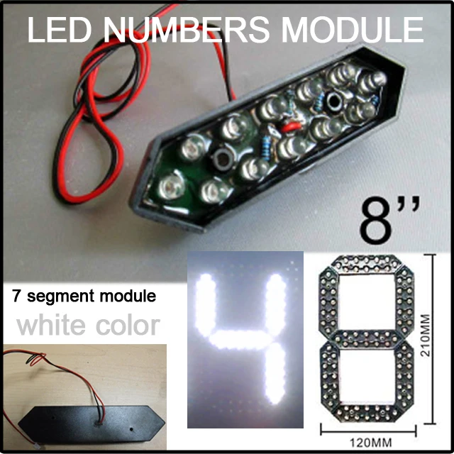 

8" led number display 7segments module