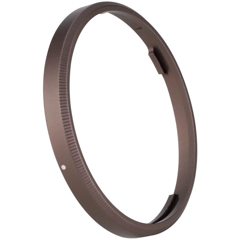 Haoge RRC-GR3XG Dark Gray Metal Decorate Ring Cap for RICOH GR3X/GRIIIX Camera Replaces GN-2