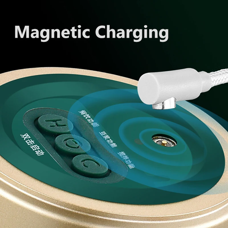 Máquina multifuncional de leche de soja, batidora de zumo de 350ML, filtro libre de aislamiento al vacío, carga magnética USB