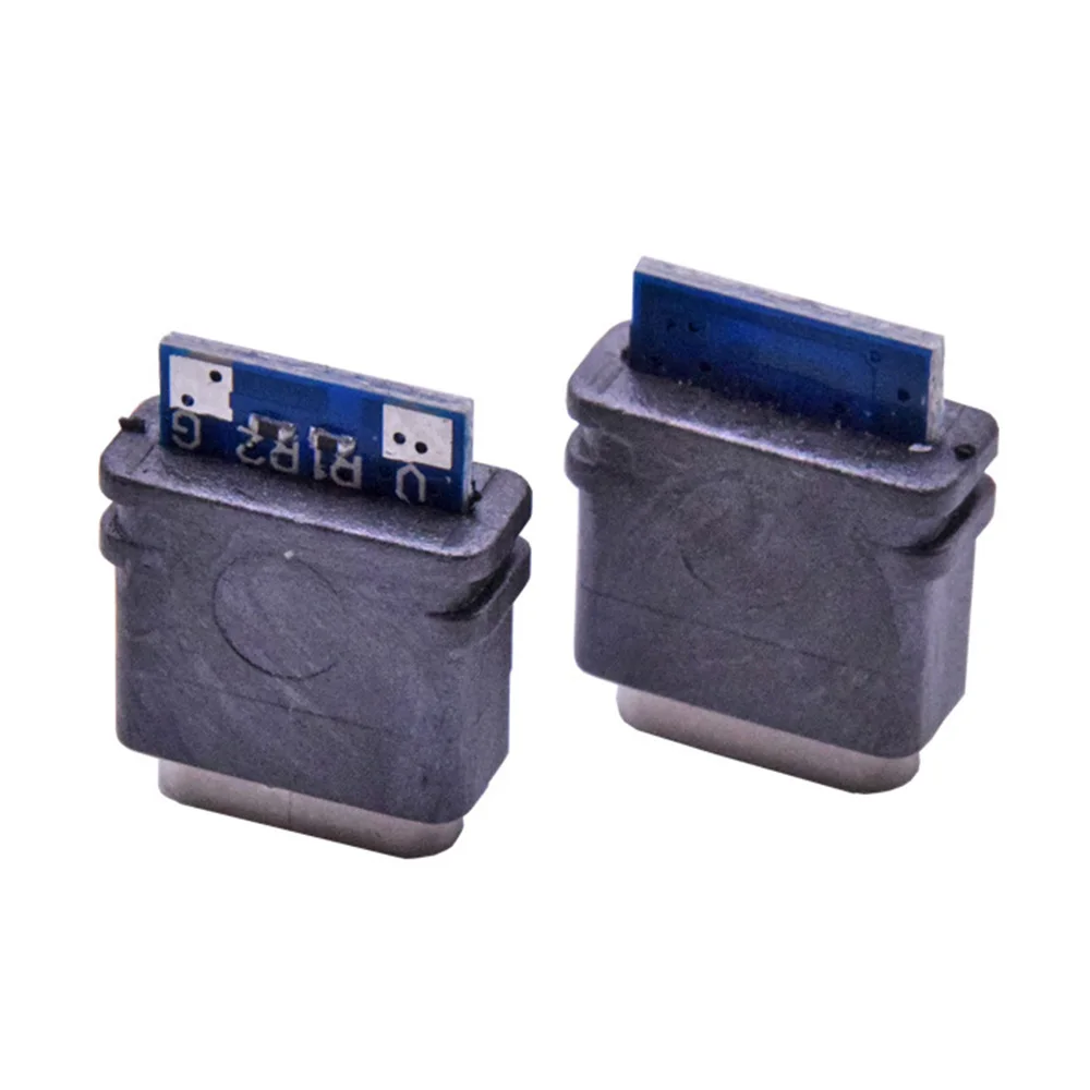 5-50 pz USB 3.1 tipo C connettore di tipo C impermeabile 16pin 5A presa femmina doppio resistore 5.1K supporto ricarica e scarica
