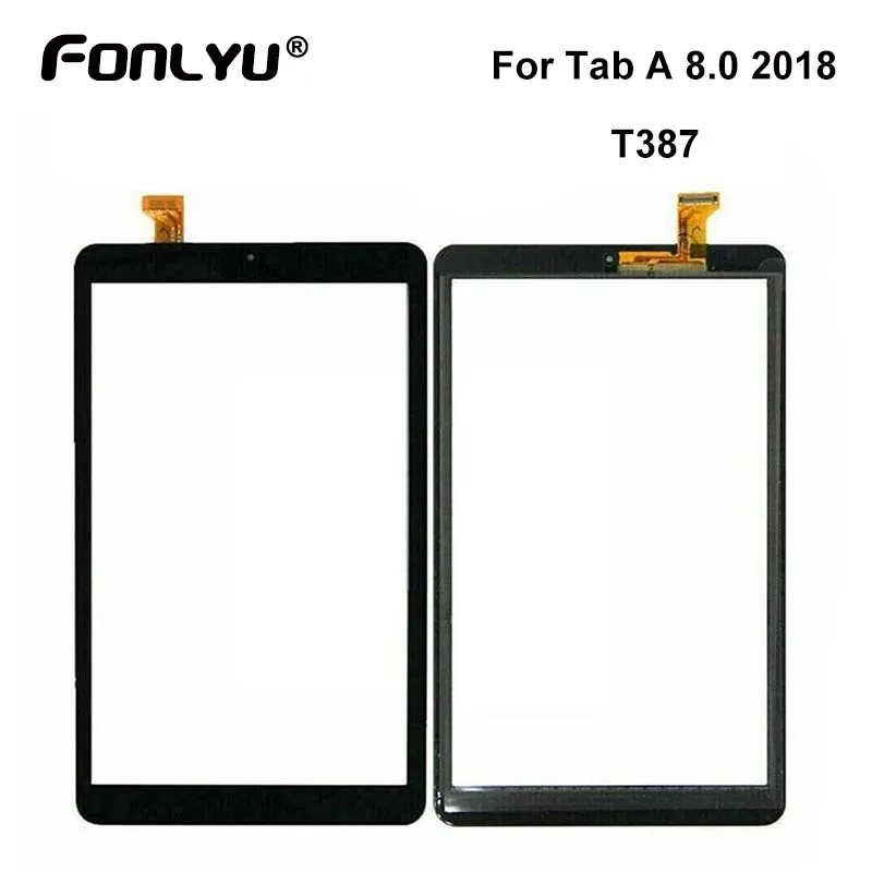 Touch Screen Digitizer panel Assembly For Samsung Galaxy Tab A 8.0 2018 SM T387 8 inch tablet Outer Touch Glass Replacement