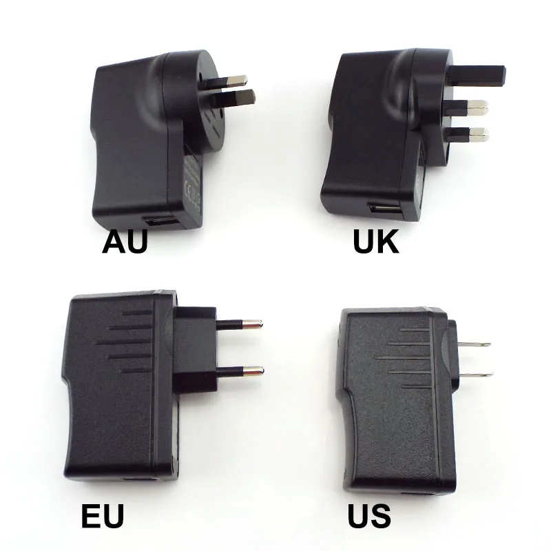 DC 5V 0.5A/1A/2A/3A 3000ma USB konwerter portów ładowania Adapter do zasilacza ue AC do DC 2000ma dla LED diody na wstążce telefon