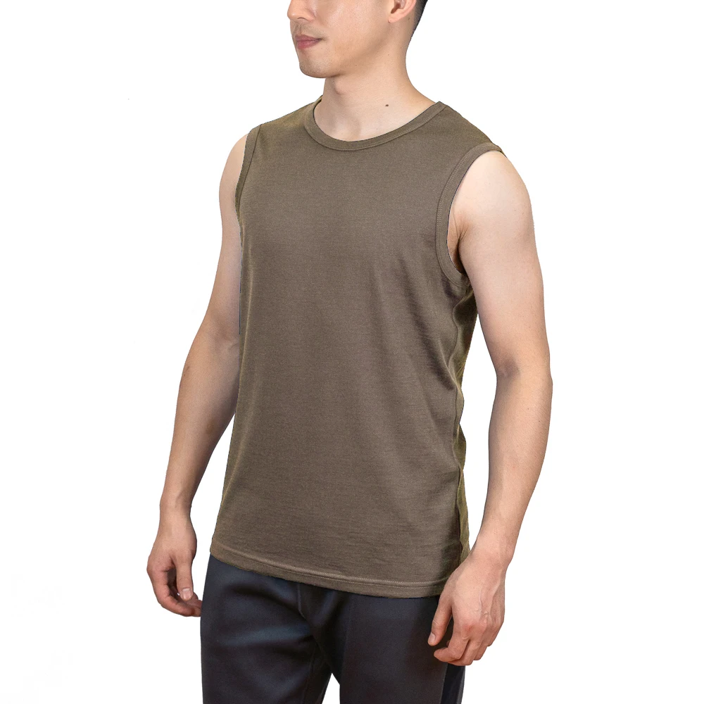 Men’s Classic Sleeveless vest 100% Pure superfine merino wool Pullover soft next to skin comfortable out door