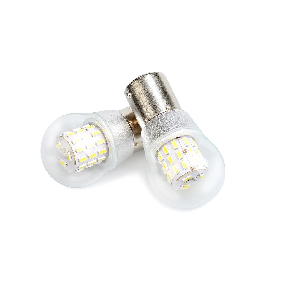 39 3014SMD 1156 21W Ba15s S25 LED 자동차 조명, 자동 차량 리버스 터닝 클리어런스 전구 램프 DRL 화이트/레드/옐로우 12V/24v, 2 개