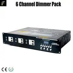 Stage Light Equipment 6 channel (6chx4kw) Dimmer Pack Digital Dimming Silicon Box DMX512 Power Distribution Box Factory Outlet