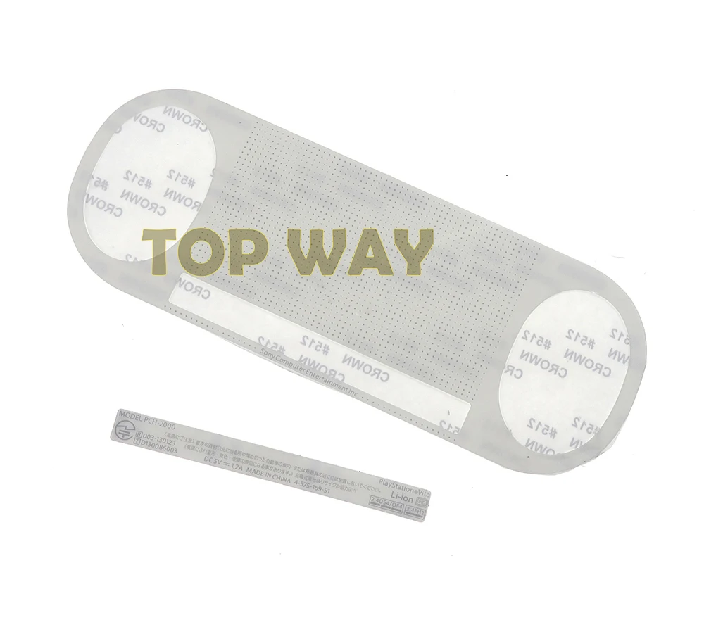 1ชุดทัชแพด Shell Faceplate ป้ายสติกเกอร์สำหรับ Psvita 2000 PSV 2XXX PSV2000คอนโซลปกหลังสติกเกอร์โลโก้