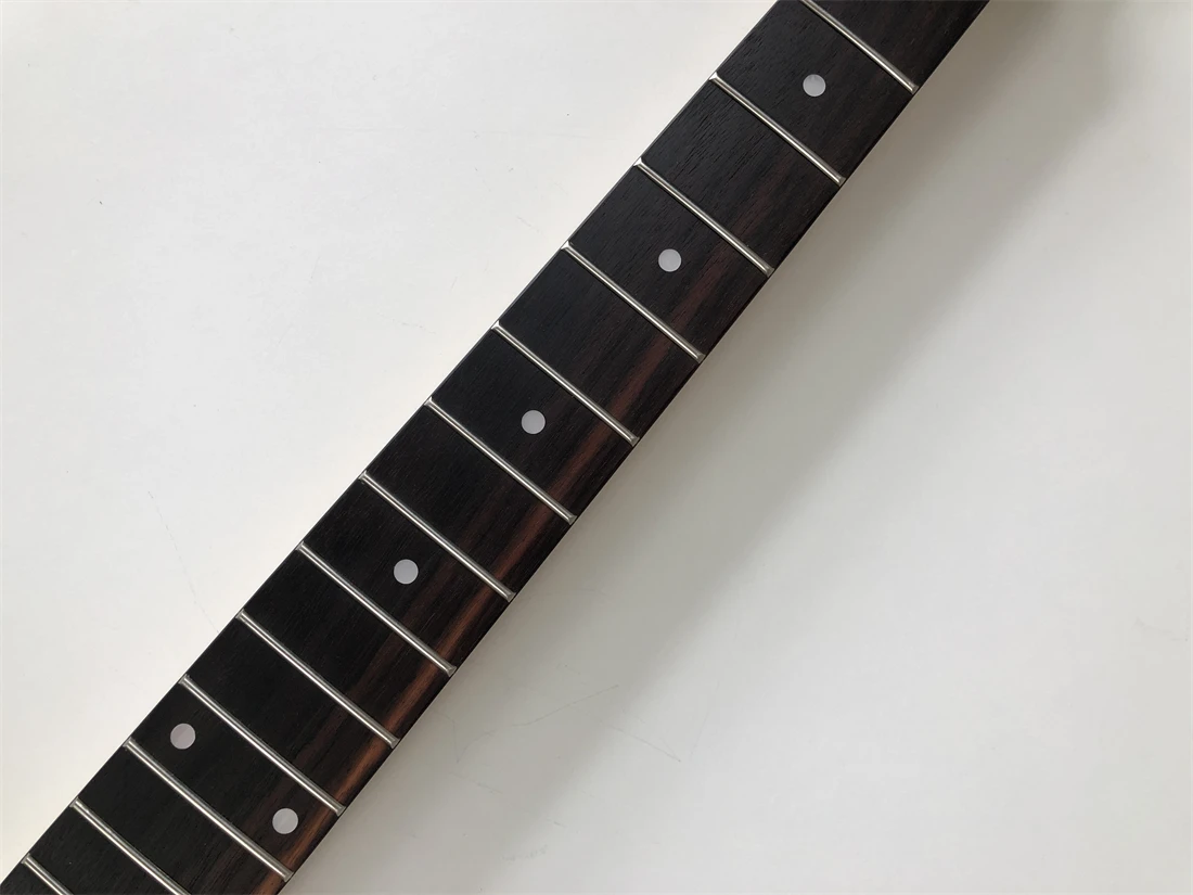 Reverse Headstock Guitar Neck 22 Frets Maple Rosewood Fingerboard Gloss