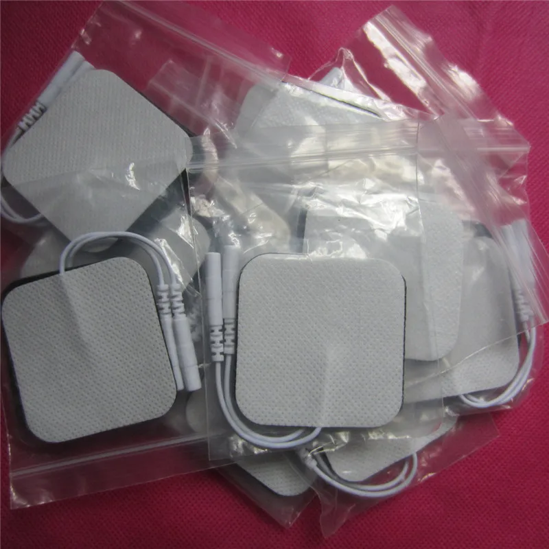 

10Pairs/lot Self-stick Electrode Pads(5*5cm) for Tens Electrodes Machine EMS Facial Body Massage Machine