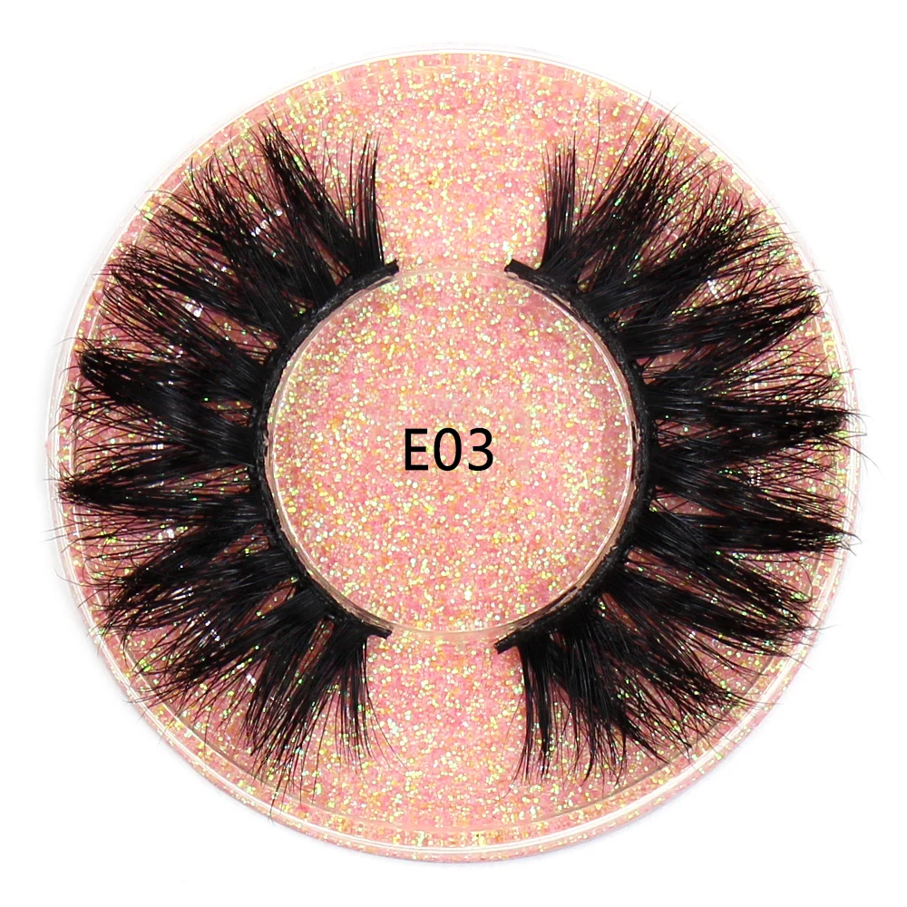 FOXESJI rzęsy z norek 3D rzęsy z norek puszyste dramatyczna objętość krzyż gruby pasek rzęsy rzęsy pełne sztuczne rzęsy Faux Cils