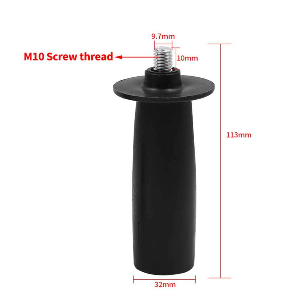 1Piece Angle Grinder Handle M8 M10 Threaded Auxiliary Handle Grinder Accessories Angle Grinder Handle Repair Workshop Thread
