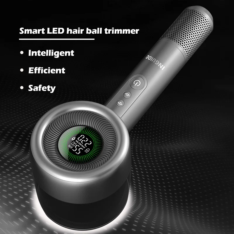 Smart Electric Lint Remover For Clothing Led Pellets Machine Sweater Dress Clothes Shaver 5-Speed Adjustment Household Plug-In