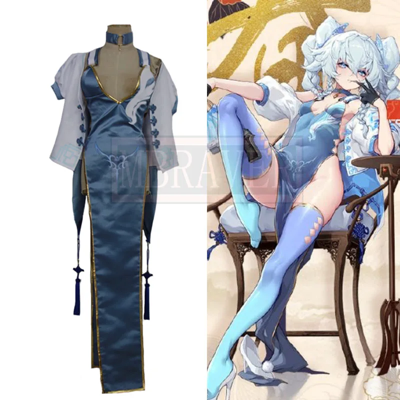 

Girls Frontline PA-15 New Year Style Cheongsam Cosplay Christmas Halloween Party Costumes Custom Made Any Size