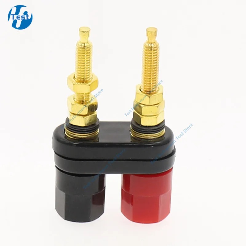 1pcs Gold Plated Banana Plug Connector Speaker Amplifier Extended Terminal Binding Post