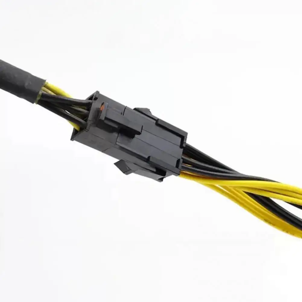 Power Cable Portable 6Pin to 8Pin 22cm Graphics Card Power Data Cord Splitter for Computer PC