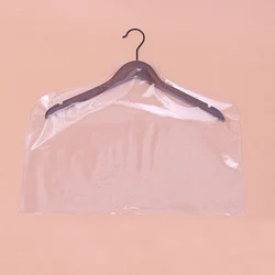 2022 1pcs/lot Transparent PVC Hanging Bag for Clothes Garment Coat Jacket Shirt Suit Dust Moisture Proof Protection Cover FC66