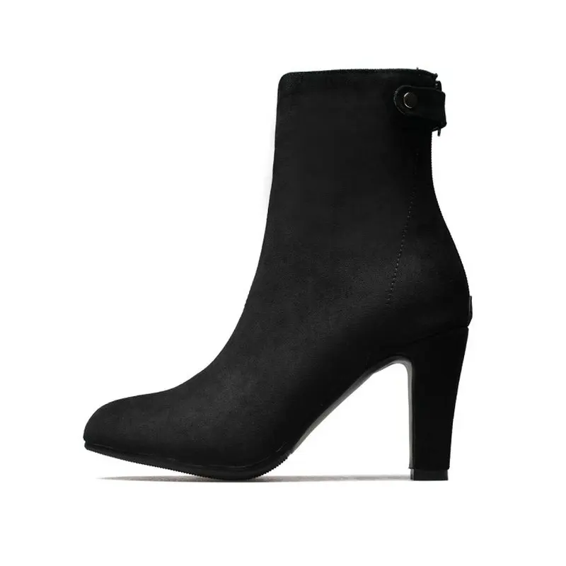 Sianie Tianie 2024 moda scarpe tacco alto donna décolleté stivaletti stivaletti per signora inverno stivali da donna extra large size 46 47