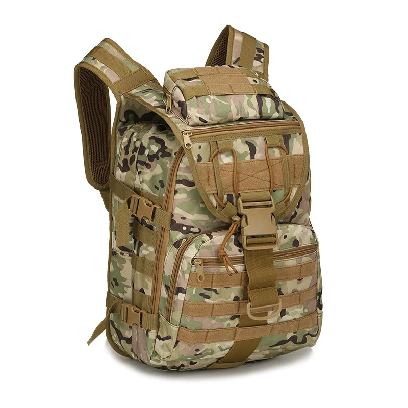 40L Military Tactical Backpack Army Molle 1000D Nylon Rucksack Men Travel Sports Camping Hiking Fishing Outdoor Camouflage Bags