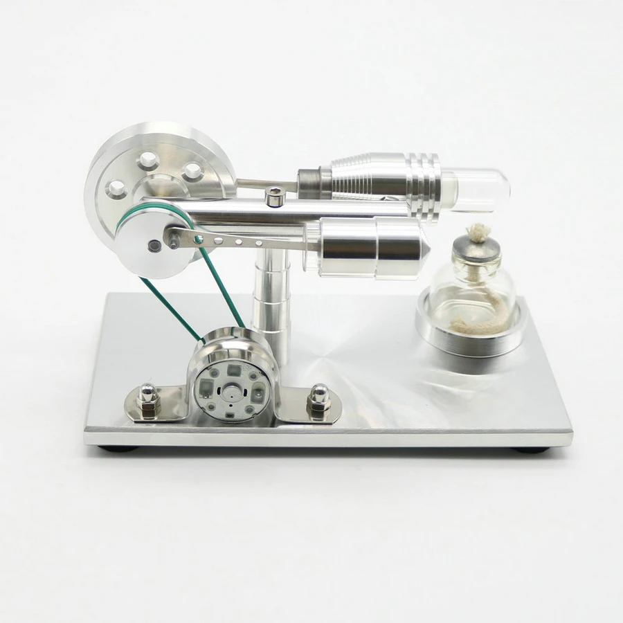 

Hot Air Stirling Engine Motor Power Electricity Generator LED Educational Model