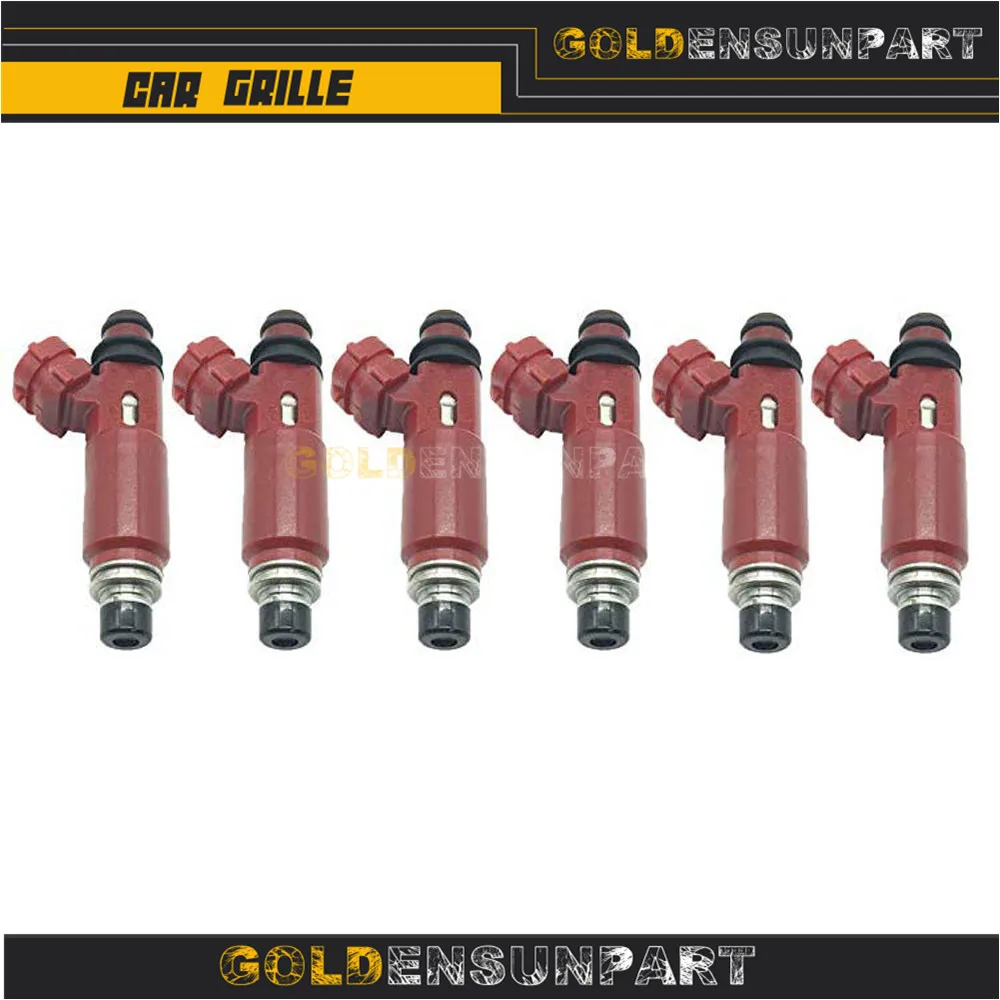 set of 6 195500-3970 Fuel Injector MD357267 2001-2002 For Mitsubishi Montero