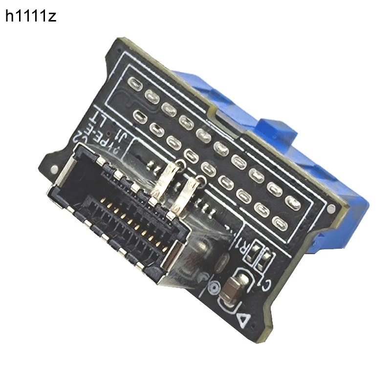 

USB 3.0 19pin to Vertical USB 3.1 Front Panel Socket Key-A Type-E to USB 3.0 20Pin Header Male Extension Adapter for Motherboard