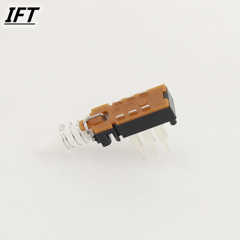10Pcs Free shopping Straight key PBS-221H21 key switch double row six feet long pin copper foot with spring power switch