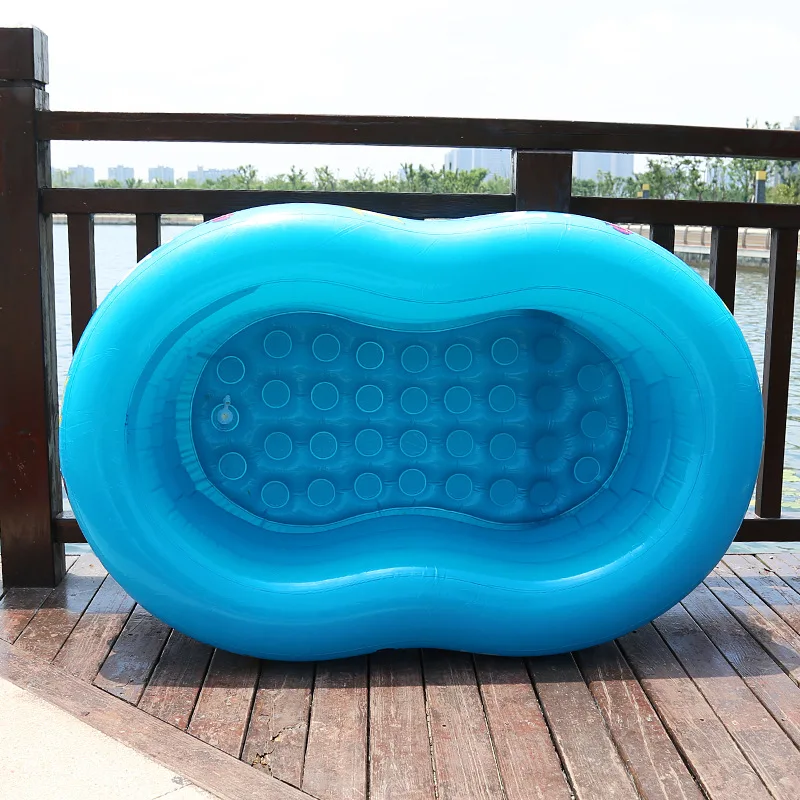 Pvc 8-shaped Pvc Blue Ocean Splashing Bath Children's Thermal Insulation Pool Baby Swimming Baignade Bathing Pool