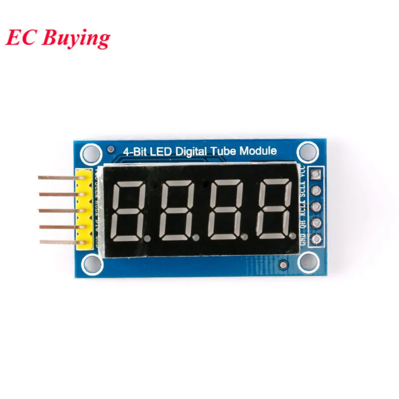 4 8-bitowy MAX7219 TM1638 LED Cyfrowy moduł lampowy Mikrokontroler z matrycą punktową Podświetlany wyświetlacz Interfejs szer — zdjęcie 3