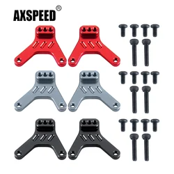 AXSPEED 2Pcs Aluminum Rear Shock Towers Mount for Kyosho Jimny 1/18 MINI-Z 4x4 JEEP Wrangler Hilux 1/24 RC Crawler Car Model