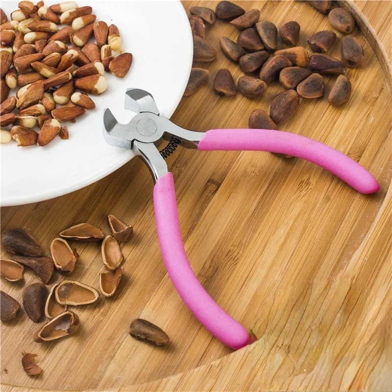 1Pc Pine Nuts Pliers Clip 11.5cm Dedicated Tongs Pine Nuts Whole Grain Peeling Pine Nuts Clip Nuts Household Peeling Artifact