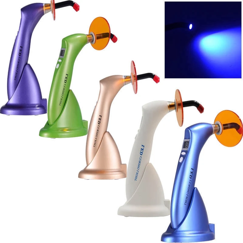 Dental LED Curing Light Wireless Cure Lamp Strong & Durable Light Tip