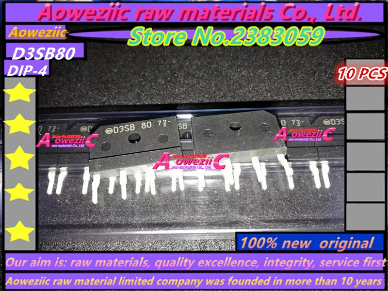 Aoweziic 100% New Original 2KBP06M GBJ1510 GBJ2510 GBJ3510 D25SB80 D3SBA60 D3SB80 Rectifier Dridge