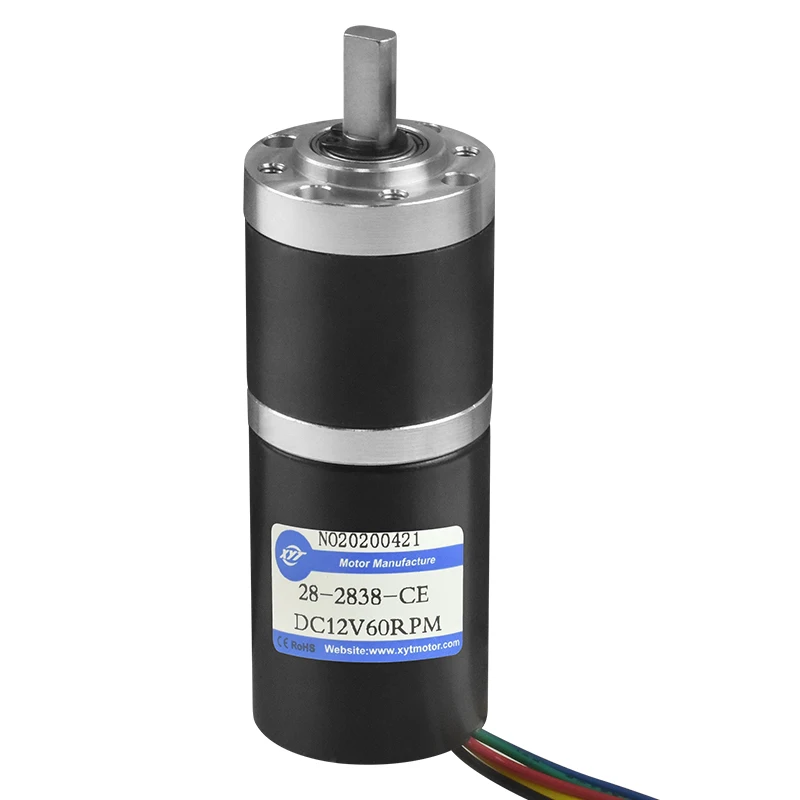 28-2838DC Planetary Gearbox Miniature DC Reduction Motor Speed Adjustable Small Motor DC 24V Electric Planetary Motor For DIY