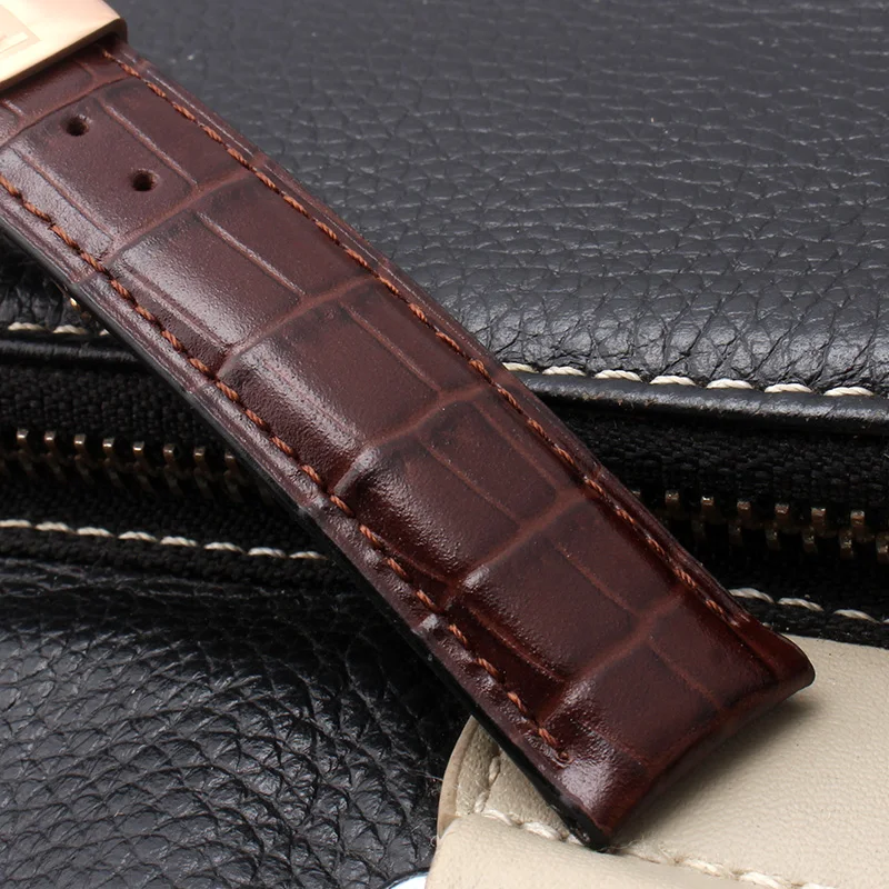14 16 18 19 20 21 22mm Genuine Leather Watch Bands Strap for Tissot Le Locle T41 T006 PRC200  Wrist Belt Watch Bracelet 1853 Wat