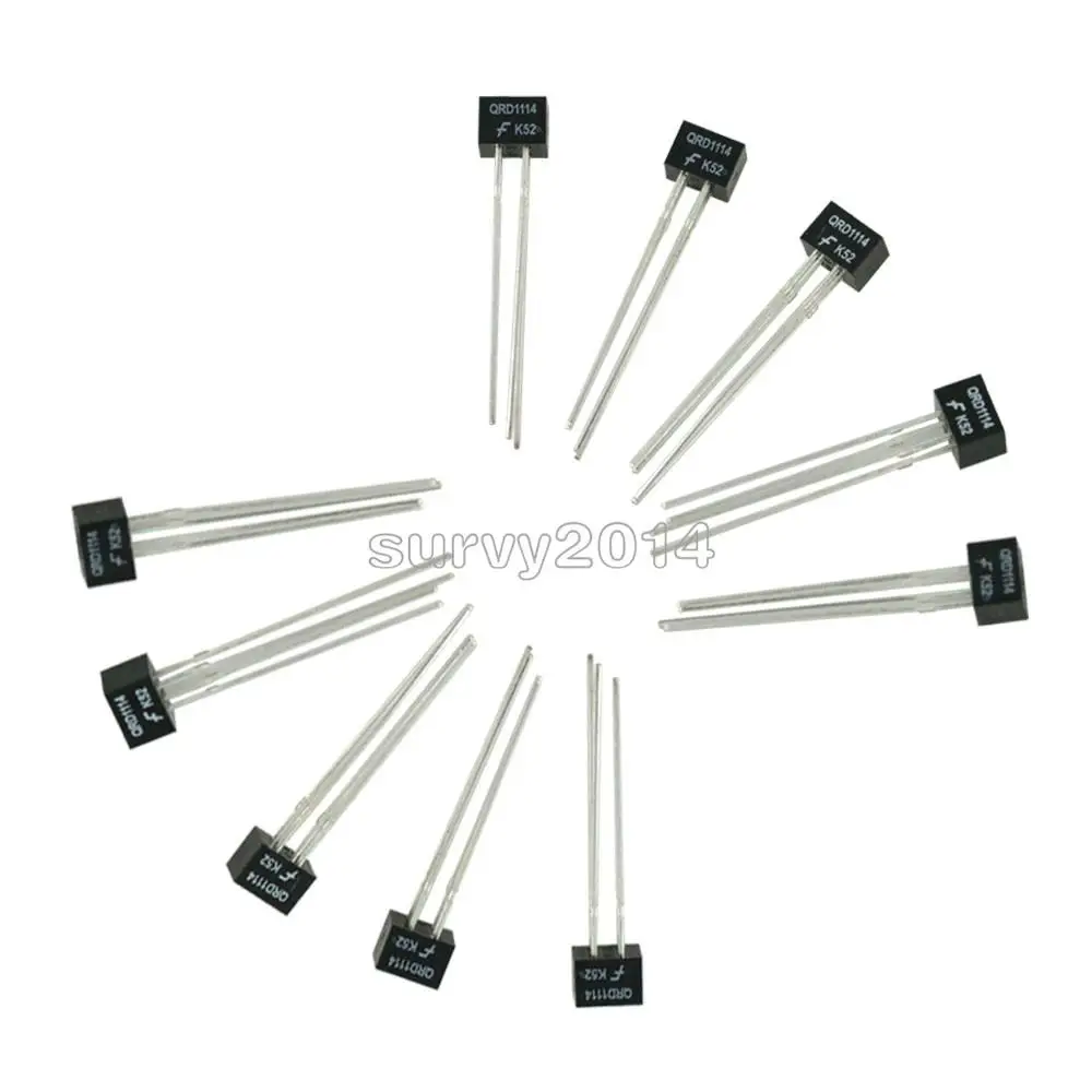 5PCS QRD1114 RD1114 D1114 1114 DIP-4 REFLECTIVE OBJECT SENSOR image 2