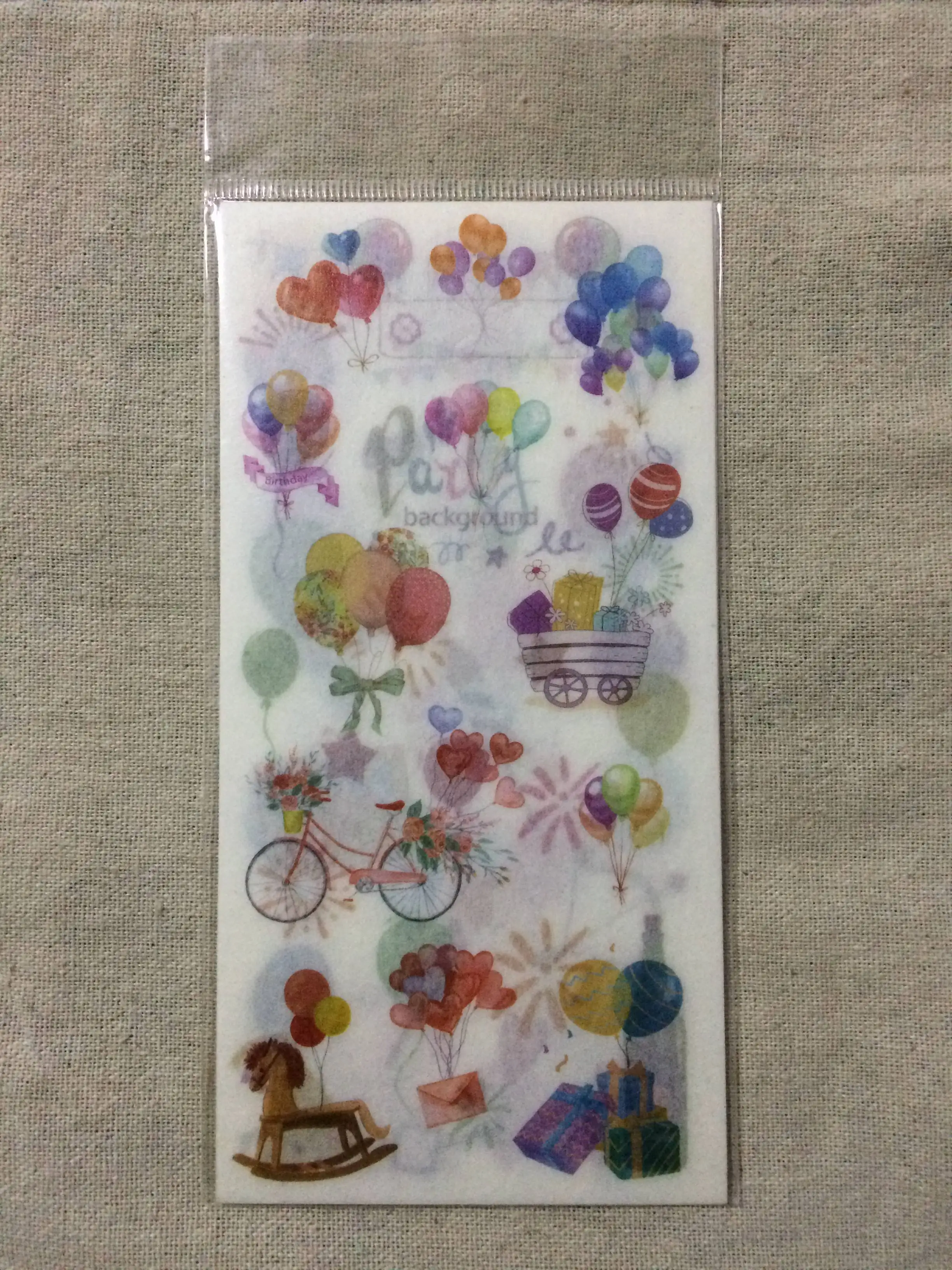 Gelukkig Reizen Decoratieve Sticker (1Pack = 6 Stuks)