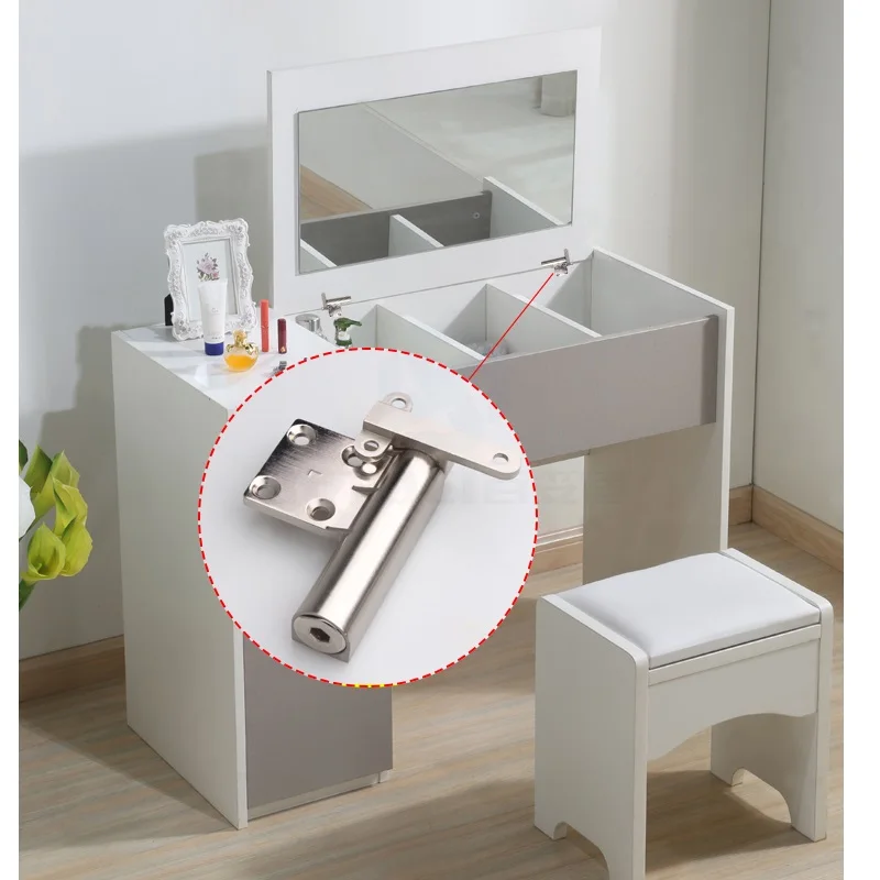 

Adjustable Free Parking Stay At Random Flap Down Hinge Makeup Cabinet Dresser Tabletop Desktop